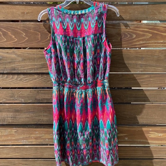 Anthropologie Charlie Jade Colorful Aztec Dress - M - Picture 6 of 8